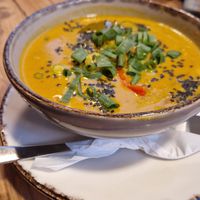 Zuppa di cocco con tofu at Vege Miasto in Warsaw
