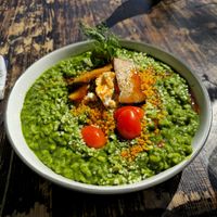 Risotto 1/5 (undercooked) at Vege Miasto in Warsaw