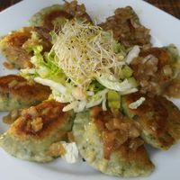 Pierogi at Vege Miasto in Warsaw