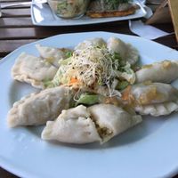 Pierogis  at Vege Miasto in Warsaw