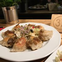 Russian dumplings at Vege Miasto in Warsaw