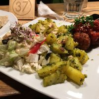 Kofta dinner at Vege Miasto in Warsaw