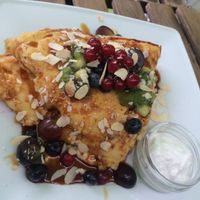 Sweetie crepe - insanely good! at Vege Miasto in Warsaw