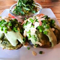 Tasty potatoes at Vege Miasto in Warsaw