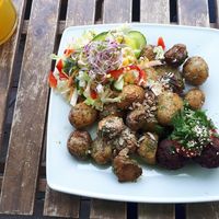 Lunch option at Vege Miasto in Warsaw