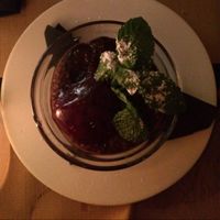 raw vegan chocolate mousse at DosTrece in Barcelona