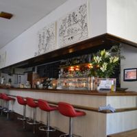 the bar at DosTrece in Barcelona