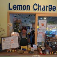 Lovely owner at Hyakkoya in Hiroshima