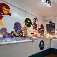 Freezers full of choices   at Itim Roi Ros (100 Flavors of Ice Cream) - ไอติม100รส in Chiang Mai