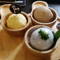 Blue Love, rhum-mango and cappuccino flavors at Itim Roi Ros (100 Flavors of Ice Cream) - ไอติม100รส in Chiang Mai