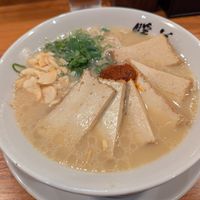 Seasonal garlic ramen with extra tofu at Ramen DANBO Wimbledon in London