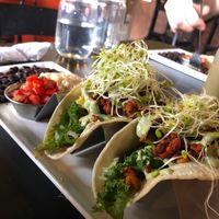 Tempeh street tacos at The Booch Bar in Hilo