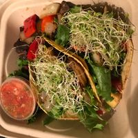 vegan veggie tacos to go at The Booch Bar in Hilo