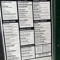 Drink menu   at The Booch Bar in Hilo