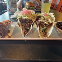Walnut chorizo tacos   at The Booch Bar in Hilo