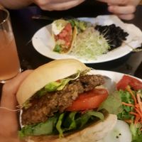 concious burger and tacos at The Booch Bar in Hilo