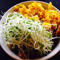 curried kraut bowl at The Booch Bar in Hilo