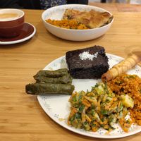 Mezze platter at Roka in Leiden