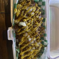 Chili fries   at The Vegan Shaq in Oklahoma City