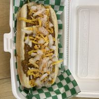 Chili dog  at The Vegan Shaq in Oklahoma City