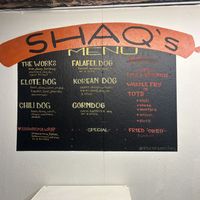 Menu  at The Vegan Shaq in Oklahoma City