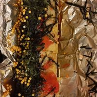 Hoy me dio por probar el rollo PATR-ON 😮
Está muy jugoso, bañado en salsa spicy y con relleno sandía y otras cositas 👌🏻 at Vegan On (Manacar) in Ciudad De México