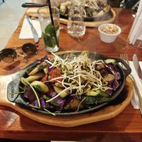 Vegan grill at Restaurante Puerto Ballestas Paracas in Ica