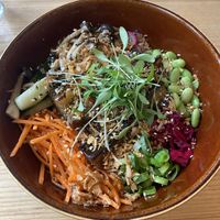 Aubergine donburi  at Izakaya in Saint Helier