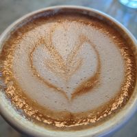 Mocha with oat milk at The Rose Establishment in Salt Lake City