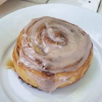 Vegan Cinnamon Roll at The Rose Establishment in Salt Lake City