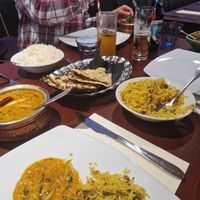 Dal Tadka and mushroom rice was excellent! at Spice Route Andover in Andover