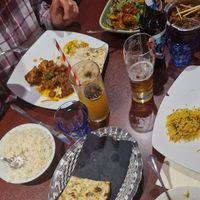 Jerro Aloo gohbi and chhole masala at Spice Route Andover in Andover