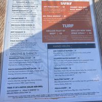 menu  at Maui Brewing Co in Kahana