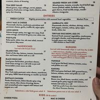 Menu pg 2 at Maui Brewing Co in Kahana