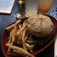 The veggie burger!!! Vegan & proceeds going to a local shelter! at Maui Brewing Co in Kahana