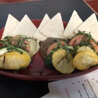 Hummus trio  at Maui Brewing Co in Kahana