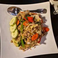 Spicy fried rice, veggie, no egg, no fish sauce at Chao Praya Thai Food in Bullhead City