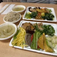 Late breakfast for two.  at Yanagiya Vegetarian Restaurant in Taoyuan City