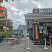 Adorable setting at Barracuda Taco Stand in New Orleans