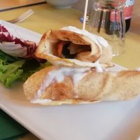Vegan kebab at Lo Fai in Piacenza