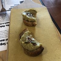 little amuse bouche  at Lo Fai in Piacenza