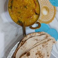 Dharka dhaal with tandoori roti at Indian Kitchen in Hai Phong