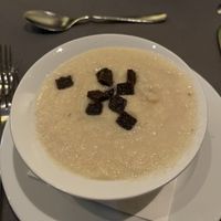 Dinner - Vegan soup  at DAS VIER – Sport- & Wellnesshotel in Tirol