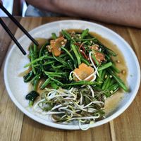 Spinach with garlic at Tuệ Minh Vegan Food & Drinks | Quán Chay Ngon Bình Thạnh in Thành Phố Hồ Chí Minh