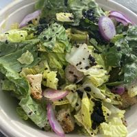 Caesar salad at Mesa Verde in Santa Barbara