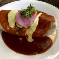 Impossible Burrito at Mesa Verde in Santa Barbara