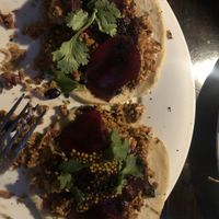 Street tacos at Mesa Verde in Santa Barbara