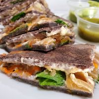 Squash Blossom Quesadilla (gf) at Mesa Verde in Santa Barbara