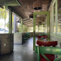 Outside patio  at Mesa Verde in Santa Barbara