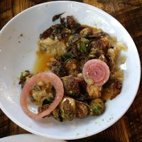 Fried Brussels Sprouts at Mesa Verde in Santa Barbara